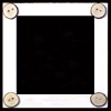 Bitty Button White Frame